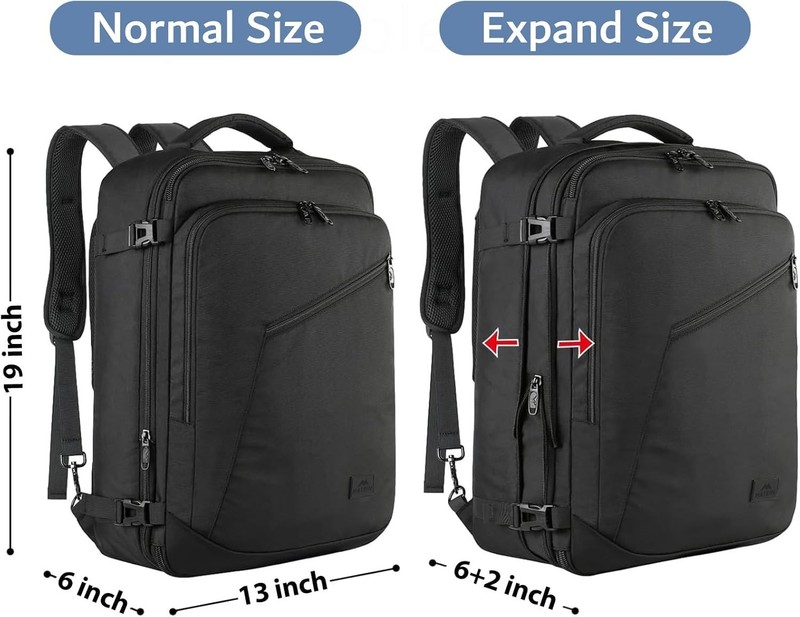 Extra Large Lightweight Travel Backpack – Airline Approved Carry-On for Everyone gallery