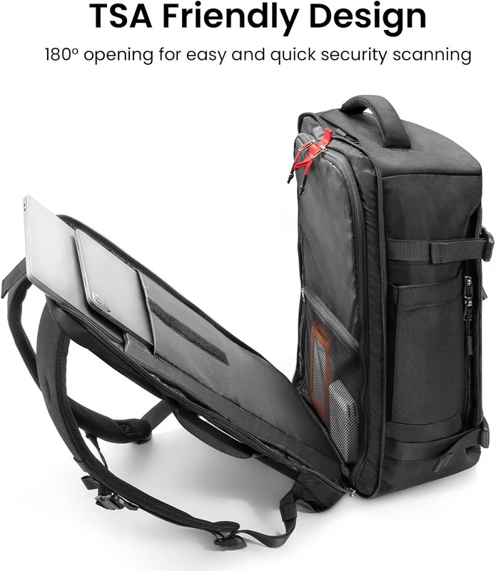 Travel Backpack 40L, TSA Friendly Flight Approved Carry-On Luggage Hand Water-Re gallery