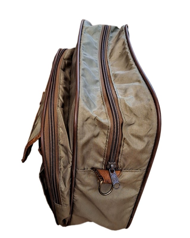 Hartmann Leather Nylon Laptop Carry On Expandable Shoulder Messenger Bag gallery