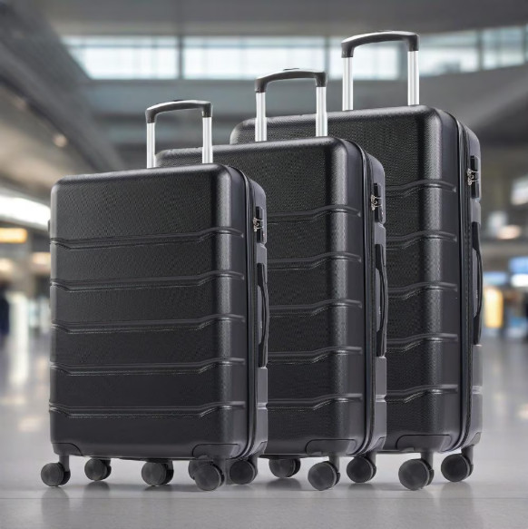 GIANNA 3-Piece Hardside Luggage Set with Spinner Wheels & TSA Lock