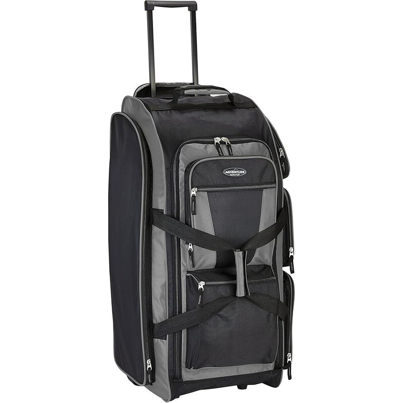 Durable Polyester Duffel Bag W/ Spacious Main Compartment & Carry Handles New gallery
