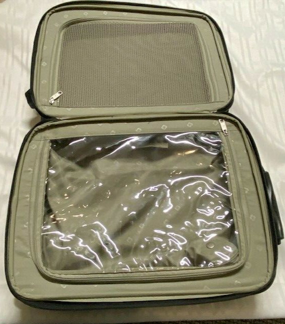 Samsonite Carry-On Laptop Computer Briefcase Luggage Bag Black wheeled 15x18x8 gallery