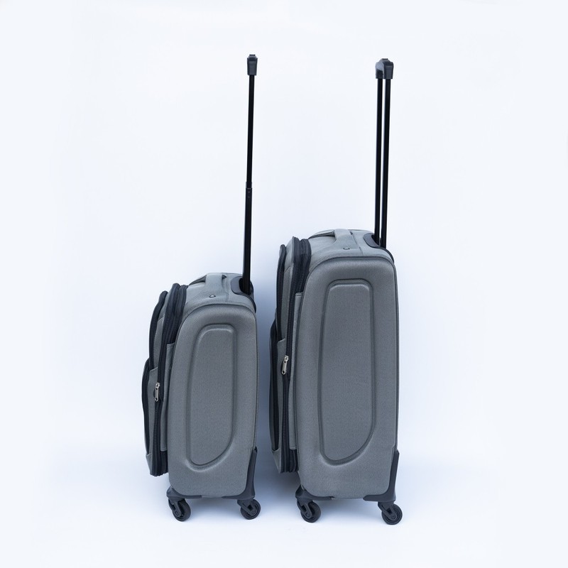 Softside Rolling Suitcase Set 20+24 Inch Oxford Fabric Trolley Luggage gallery