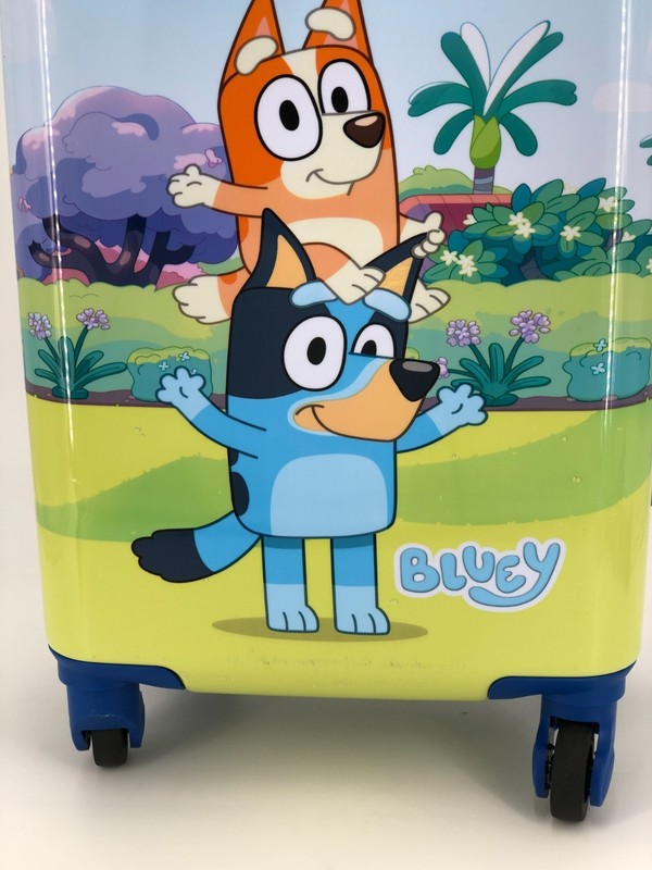 Bluey Kid’s Licensed 2 Piece Luggage Set Wheeled Hardside Case Backpack Tag gallery