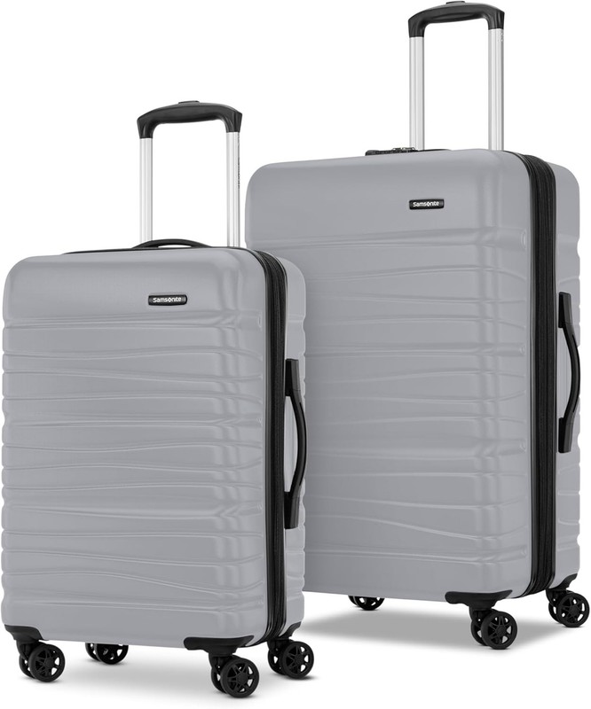 Samsonite Evolve SE Hardside Expandable Luggage Titanium 2-Piece Set (20″/24″)