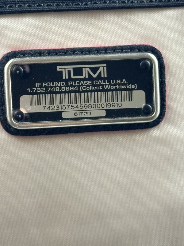 Tumi SANDO 6172D Black Computer Messenger Laptop Bag 16"x12.5" Nylon In EUC gallery
