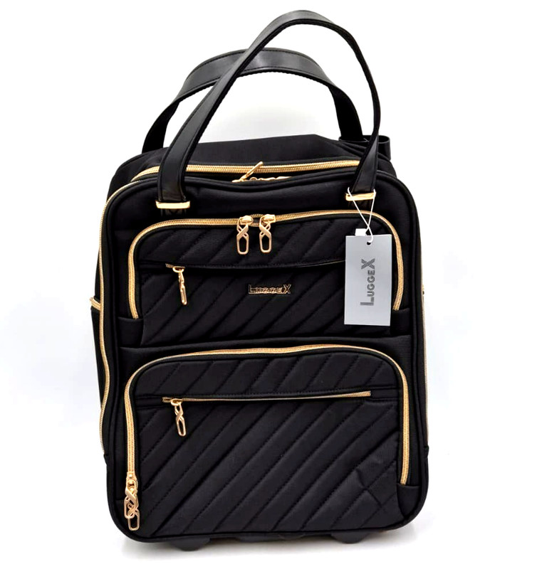 Luggex UDK Core Underseat Black 16″ Rolling Carry-on