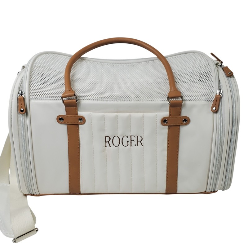 Mark And Graham Terminal 1 Dog Carry-On Bag Mono ROGER