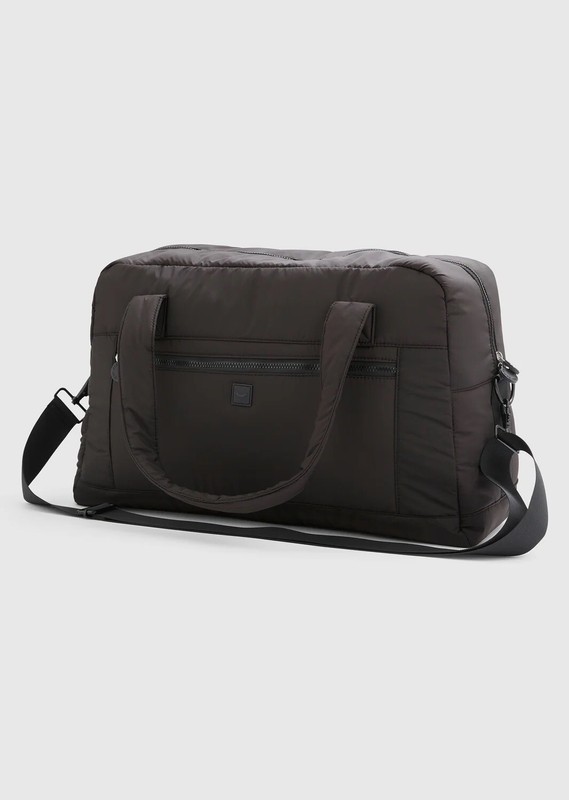 FINE-DAY Yield Padded Overnight Duffel Bag Black