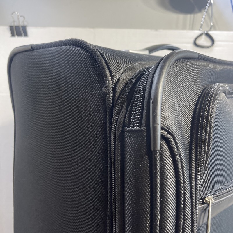 2PC SAMSONITE SOFT SHELL ROLLING LUGGAGE - BLACK spinner Two Bags Work Great gallery