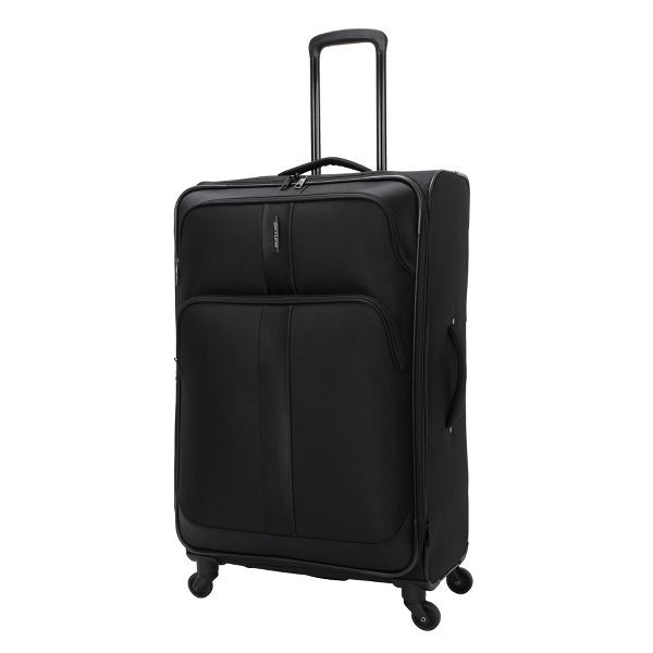 SKYLINE SOFTSIDE CHECKED SPINNER 5PC LUGGAGE SET - BLACK gallery