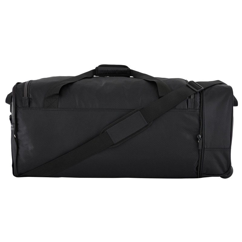 Protégé 32" Large Collapsible Rolling Travel Duffel - Black gallery