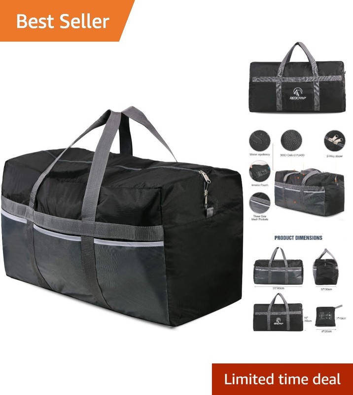 Compact & Durable Foldable Duffle Bag – 96L Capacity for Outdoor Adventures