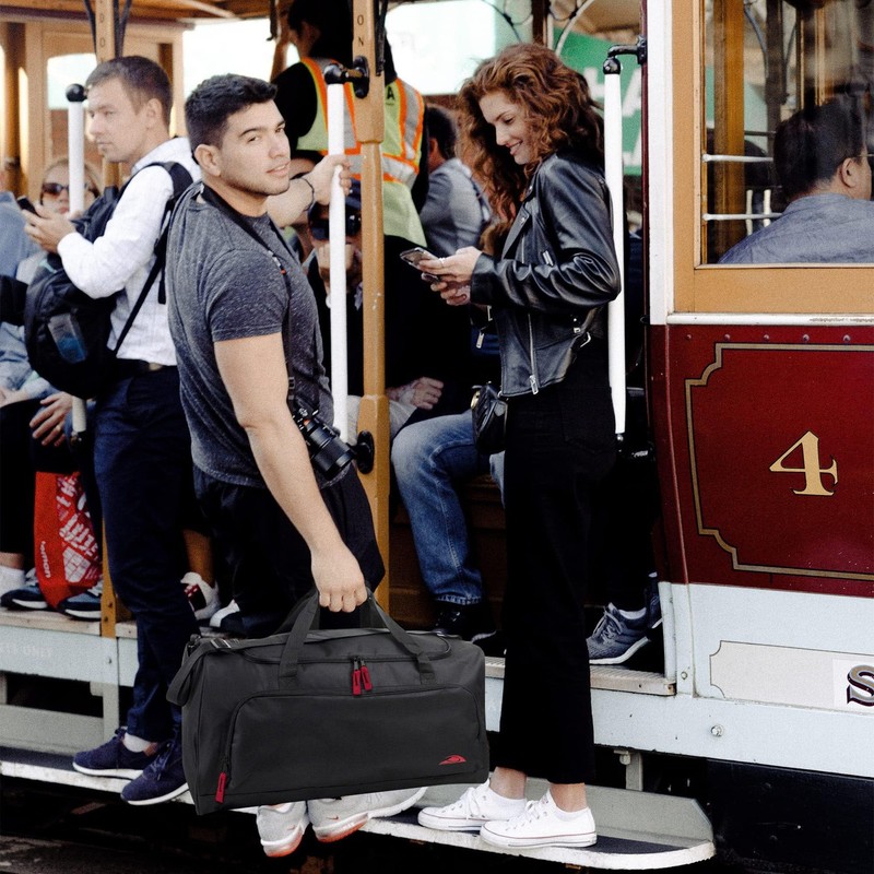 24 Inch 55 Liter Weekender Overnight Duffel Shoulder Bag for Men, Women, Teens, gallery