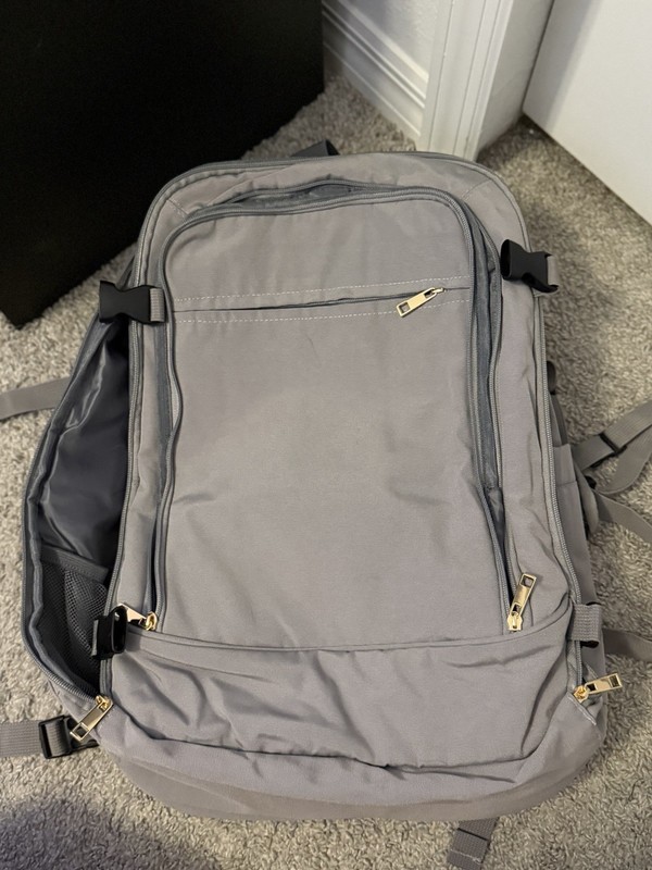 Travel Carry-On Backpack 50L Expandable Flight Approved, 17.3 Inch L