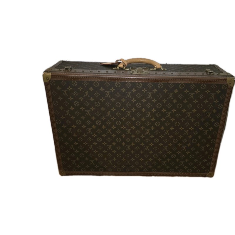 Authentic Louis Vuitton Monogram Canvas Alzer 70 Hardside Suitcase