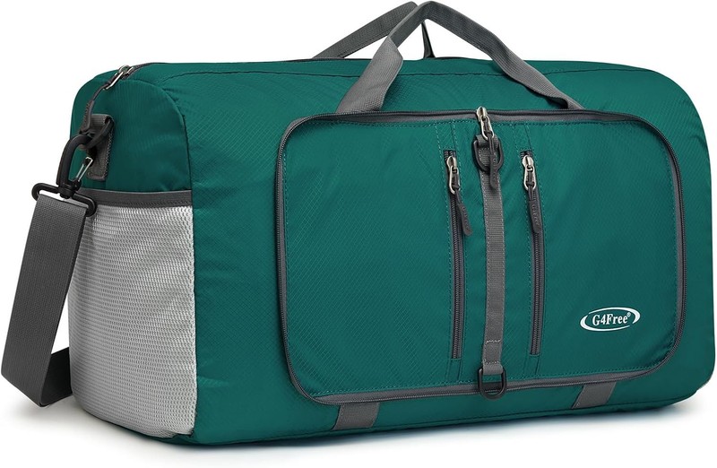 40L/65L Foldable Duffel Bag Water-Repellent Travel Backpack Lightweight Carry gallery