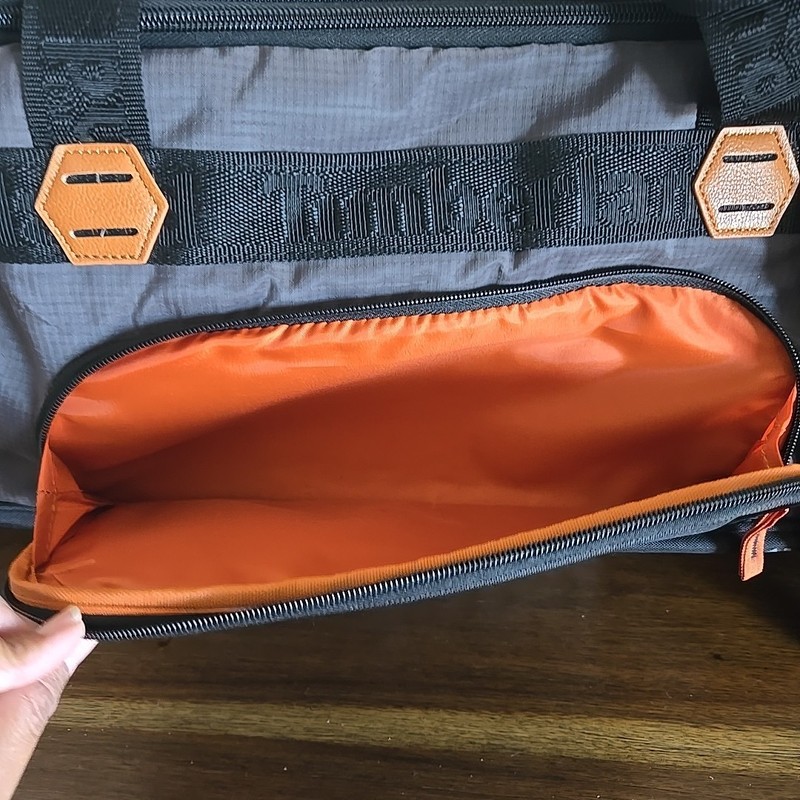Timberland Highgate Spring Collection 22" Duffle Travel Bag Gray Orange Black gallery