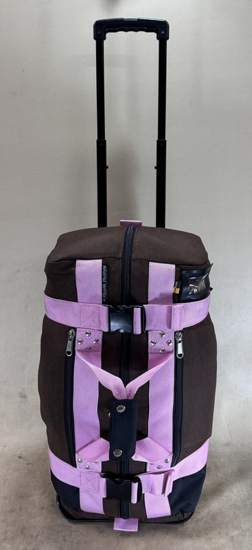 Club Glove Mini Rolling Duffle 2 Brown 22” Upright Carry On Bag OVERNIGHT BAG