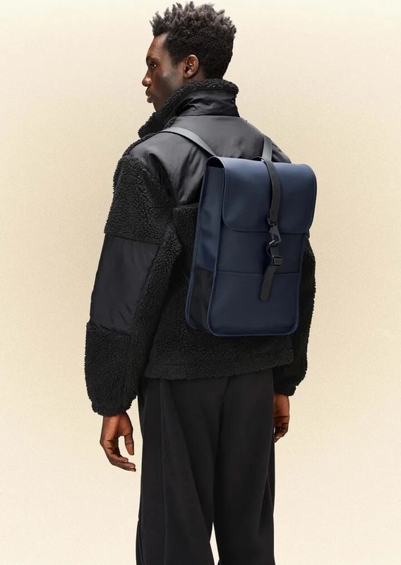 RAINS Waterproof Mini Backpack -Navy gallery