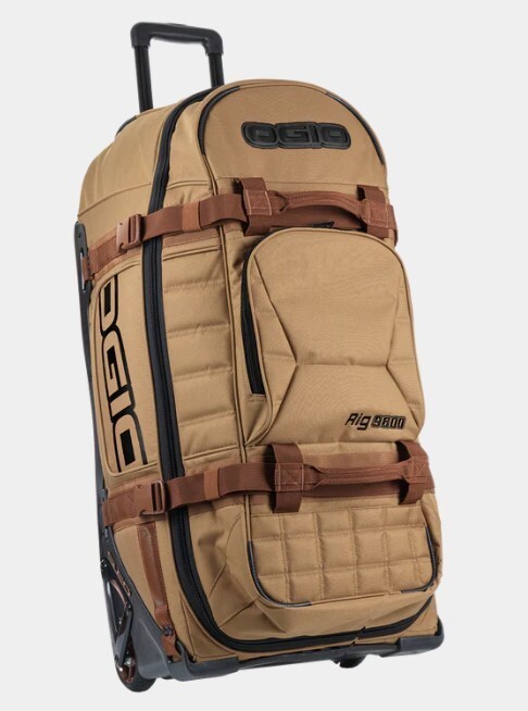 NEW OGIO RIG 9800 GEAR BAG DUFFLE ROLLING TRAVEL BAG, COYOTE 801000-02