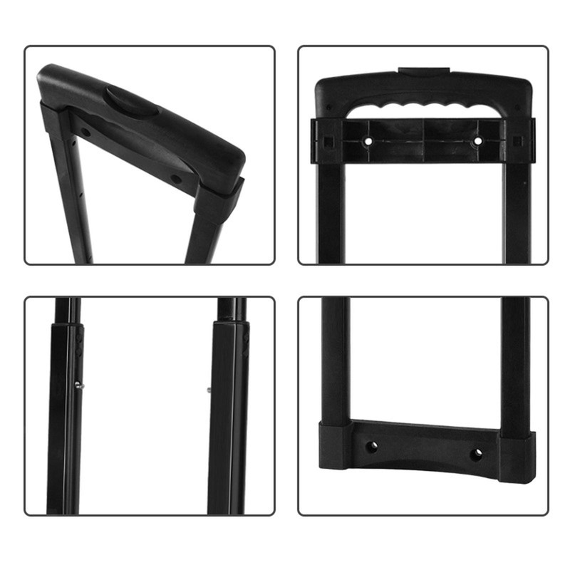Replacement Travel Luggage Extendable Handle DIY Accessory Black Spare Parts gallery
