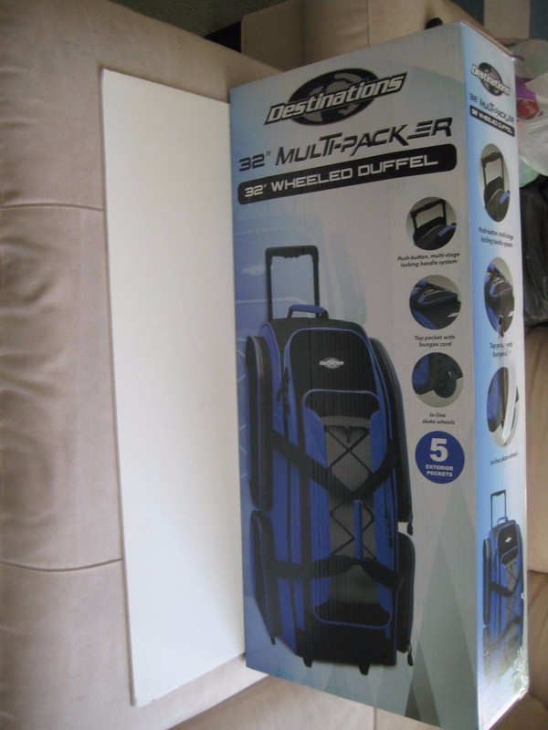 Destinations 32″ Multi-Packer Wheel Duffle 5 Exterior Pockets In-Line Skate $100