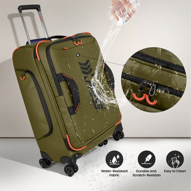 22“/26”/30" Softside Large Luggage Lightweight Water-Resistant Suitcase for Trip gallery