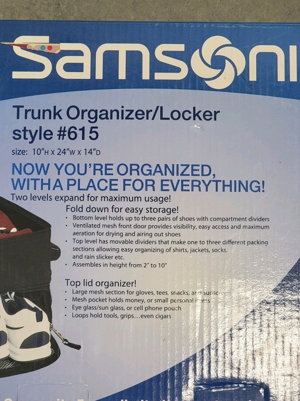 Samsonite Trunk Organizer Locker Style gallery