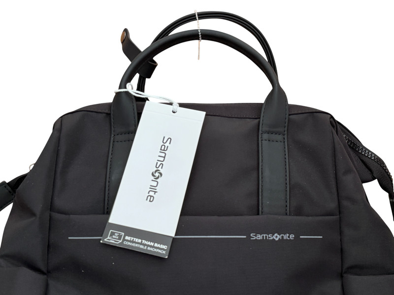 Samsonite Better Than Basic Convertible Backpack Pockets Laptop Travel Black New gallery