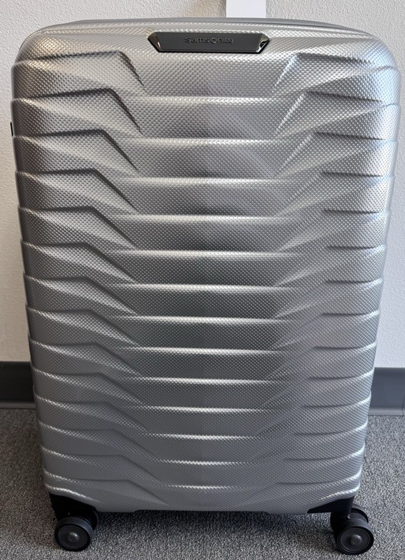 Samsonite Proxis Medium Spinner Suitcase Luggage, Silver gallery