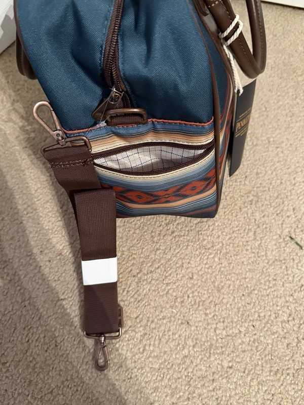 Pendleton Multi Color Aztek Luggage Set Carry On Spinner & Weekend Satchel-NWT gallery