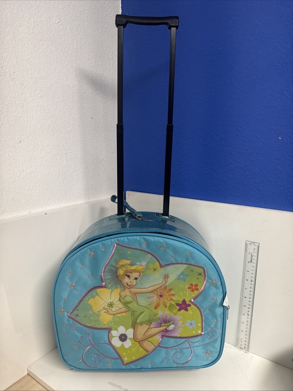 Tinkerbell trolley Suitcase Blue