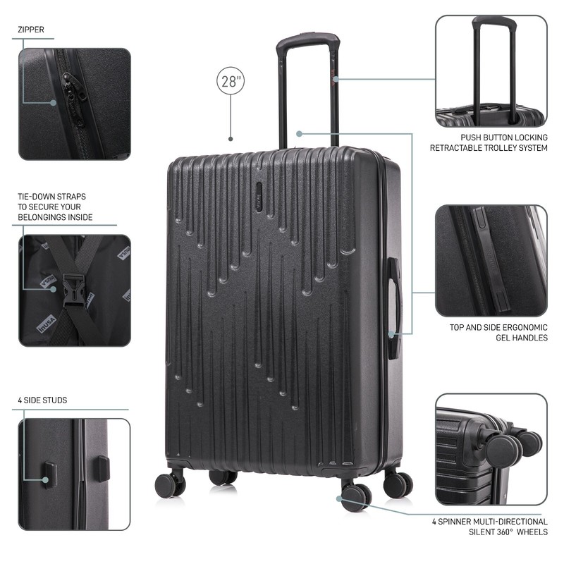 InUSA Drip 28" Hard Shell Lightweight Luggage 360 Spinner Wheels Travel Suitcase gallery