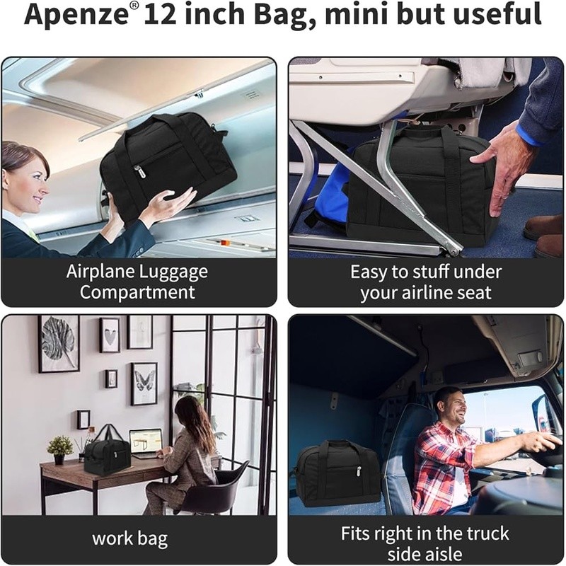 Mini Duffle Bag Adjustable Shoulder Strap Travel Overnight Carry On Waterproof gallery