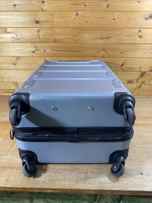 💙Samsonite Hardside Shell Expandable Luggage~Gray~Checked~Large 26" Spinner gallery