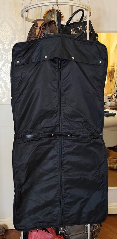 PRADA SUITCASE RACK Re-Nylon and Black Saffiano Leather gallery