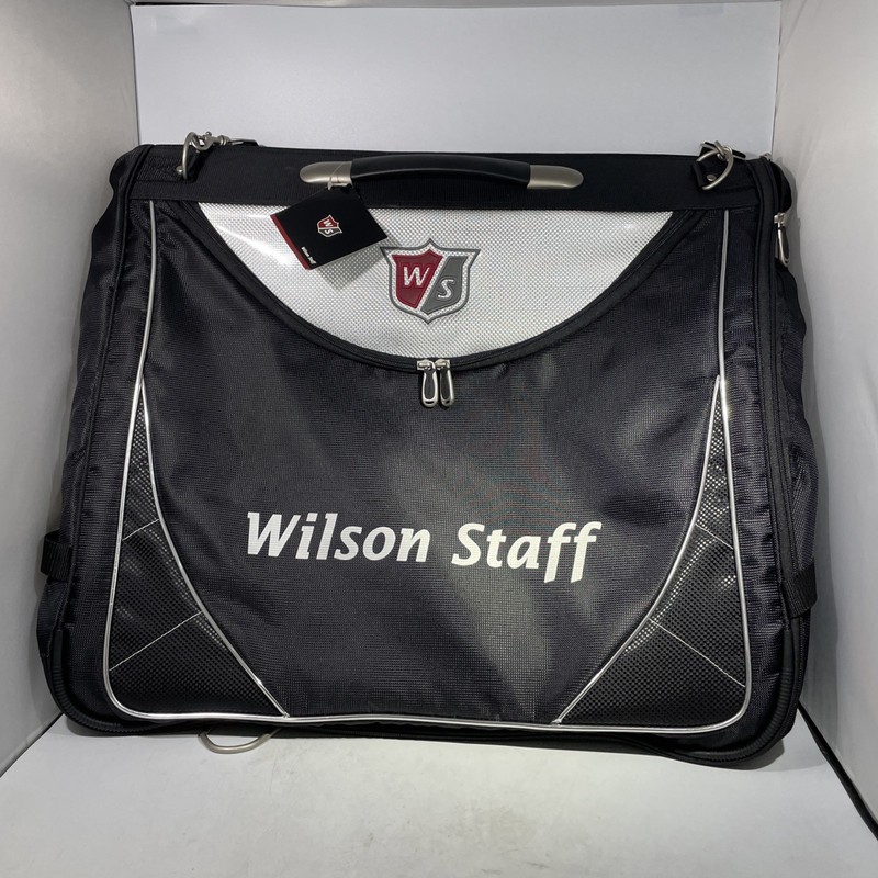 New Wilson Staff Garment Suit Duffle Bag Zipper Carry On Golf Tennis Black NEW