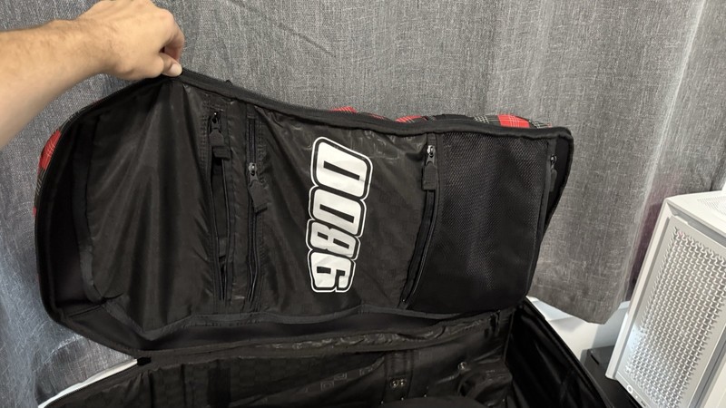 OGIO Rig 9800 Wheeled Rolling Sled Gear Bag Suitcase Luggage-Red Checkered Bag gallery