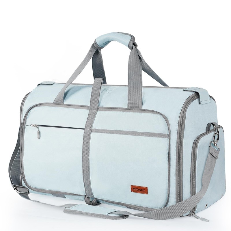 ‌Foldable Garment Duffle Bags for Travel Carry On Convertible Duffel Bag with…