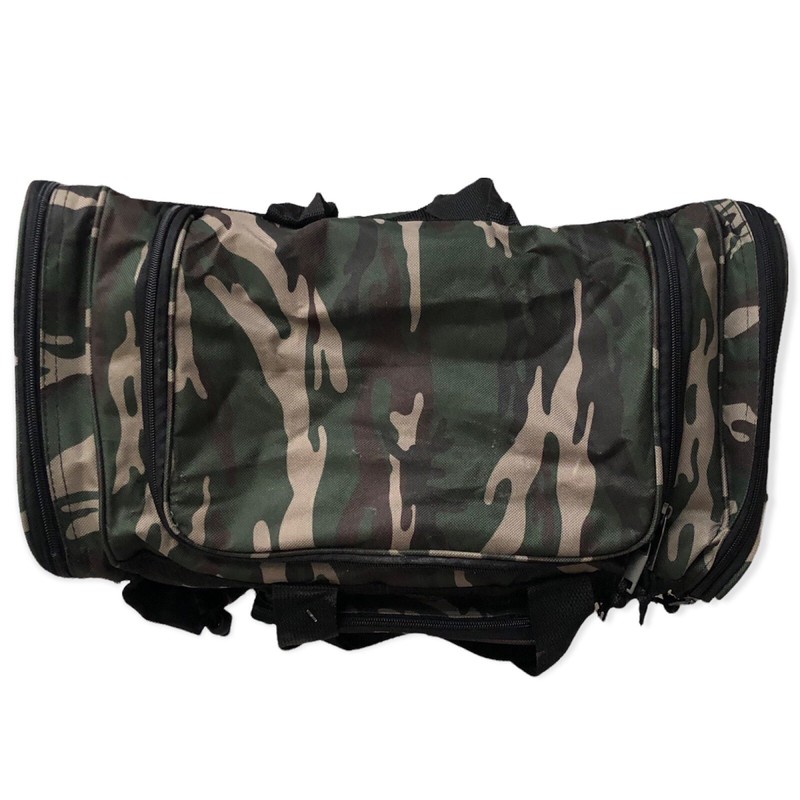 Dig Camouflaged Weekender Duffle Bag With Adjustable Detachable Shoulder Strap gallery