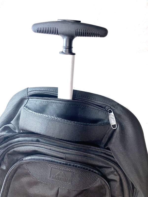 Rolling Backpack, 17 Inch Water Resistant Wheeled Laptop Backpack, Carry on Lugg gallery