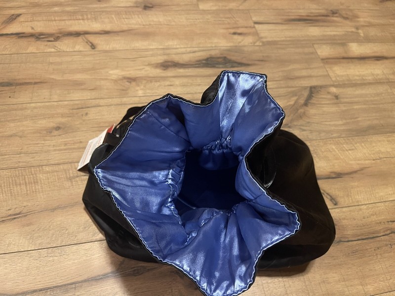 NWT Capezio Dancemaker Drawstring Bag Black with Purple Lining ~ NEW ~ MSRP $23 gallery