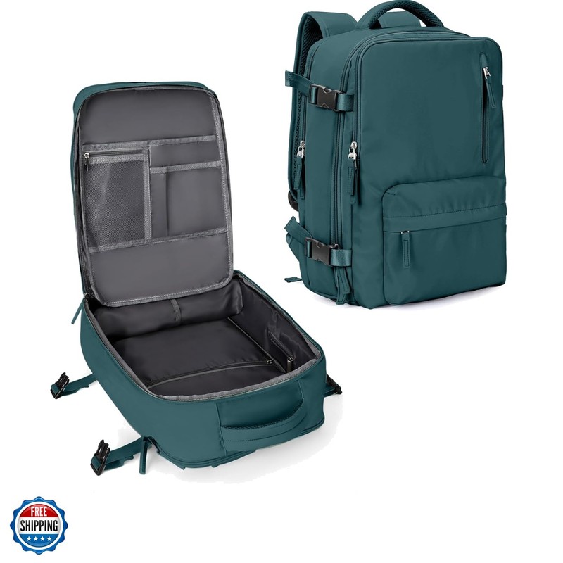Large Travel Backpack Carry on Flight Approved Laptop Work Business Backpack …