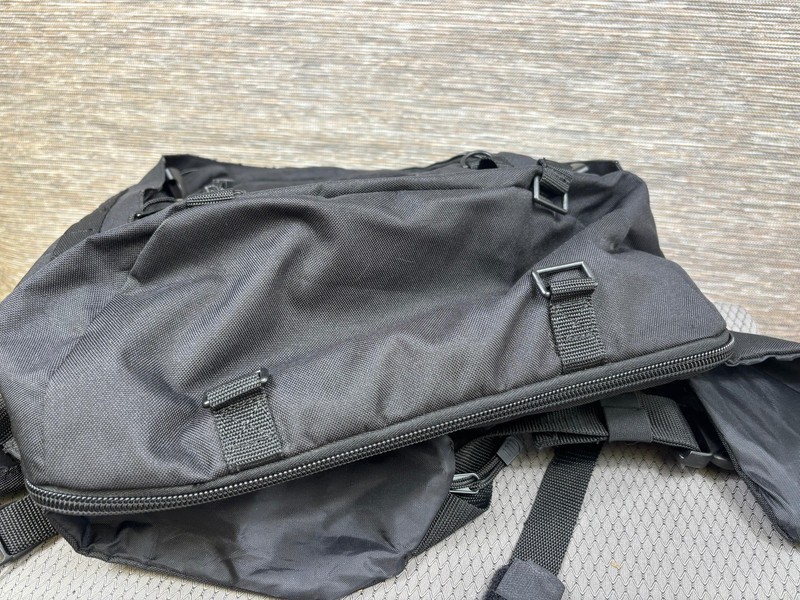 Code Alpha Black 20" Tactical Backpack Bag Men Waist Belt Water Bottle Pocket gallery