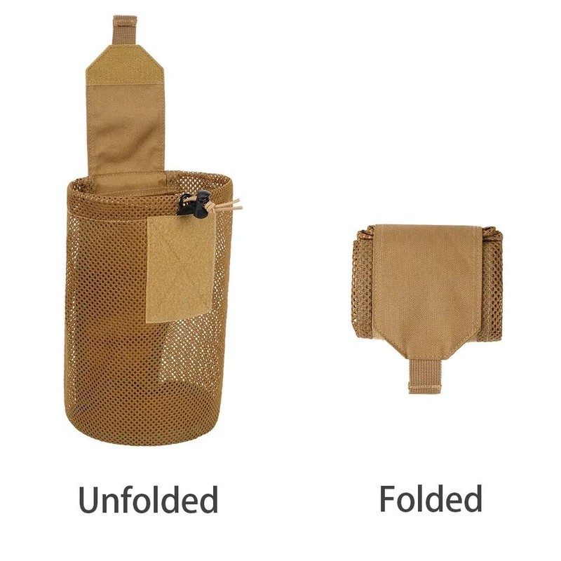 Hunting Bag Micro Folding Compact Dump Pouch Mini Foldable Mesh Bag Edc Utility