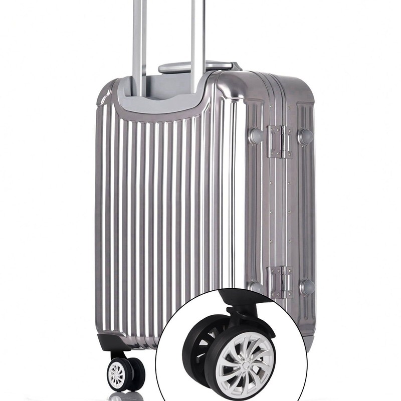 2PCS Swivel Wheel Replacement Luggage Travel Suitcase Wheels Plastic gallery