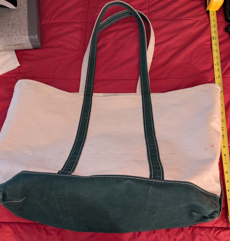 LL Bean Size: Extra Large Extra Long Handles Boat And Tote -The Coveted Gem gallery