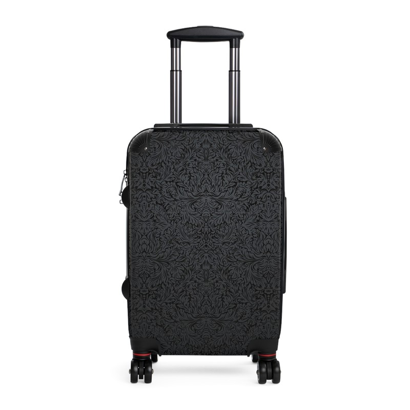 Black Abstract Pattern – Suitcase