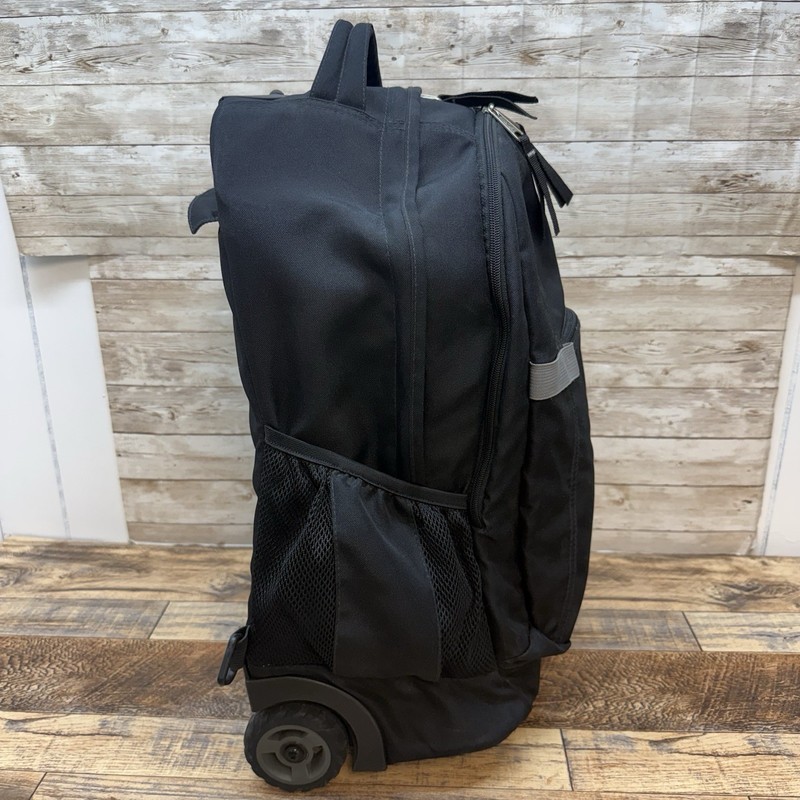 JanSport Driver 8 Rolling Backpack Wheeled Travel Carry On Bag Laptop Sleeve EUC gallery